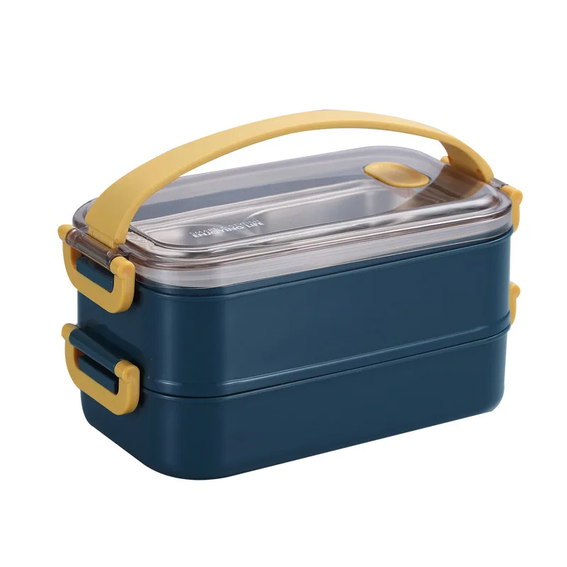 Stainless Steel Insulated Double Layer Lunch Box With Keep Warm