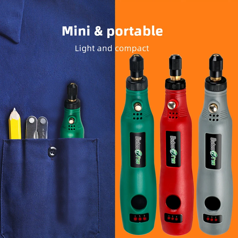 Engraving-Pen Rotary-Tool Cordless-Drill Woodworking Mini Metal DIY USB for Jewelry Glass
