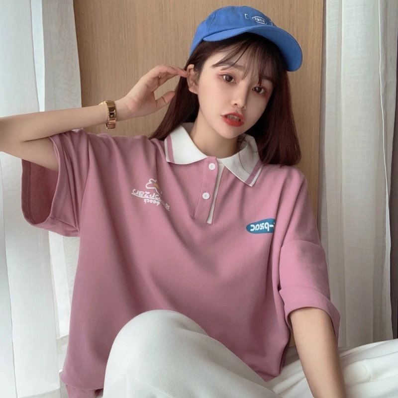 

Loose Casual Letter Ins Tshirt Women's T-shirts Tops Japanese Kawaii Ladies Ulzzang Female Korean Harajuku Clothes For Women