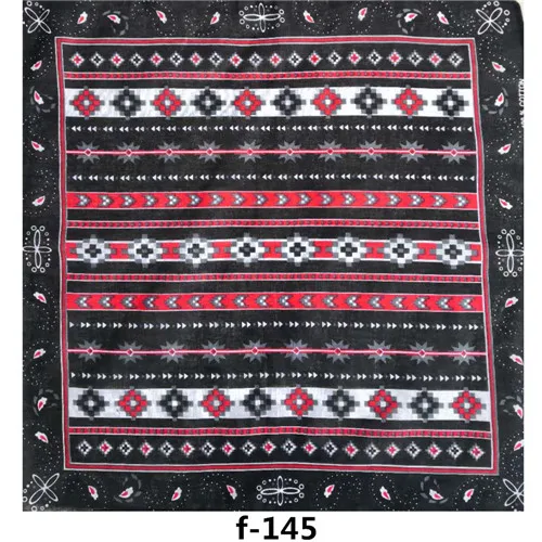 f-101 55*55cm Cotton Hip Hop Bandana Headwear Hair Band Scarf Neck Wrist Wrap Band Head Square Scarf Handkerchief For Men/Women