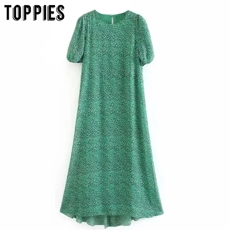 green leopard shirt dress