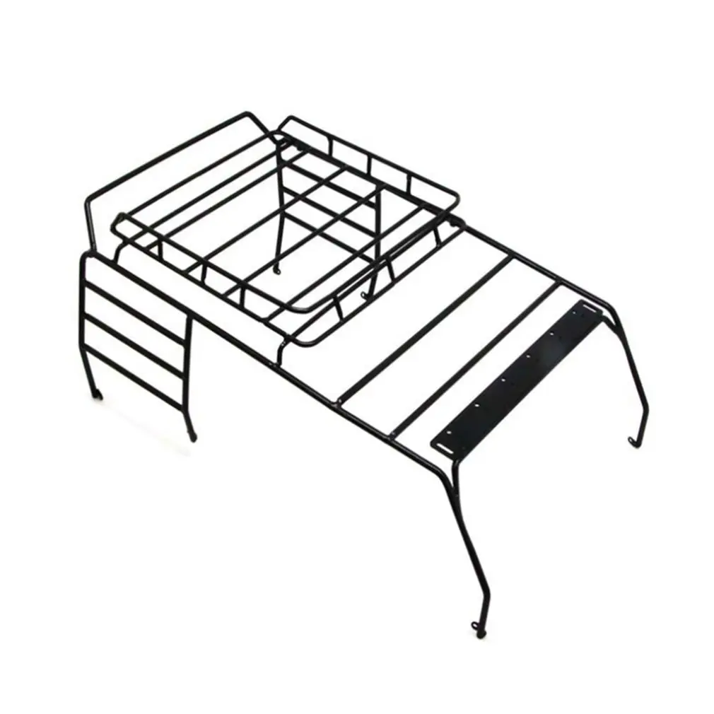 

1/10 simulation climbing car Wrangler metal luggage rack AXIAL SCX10 JEEP roof rack upgrade accessories