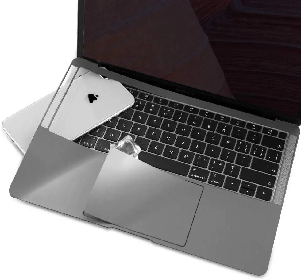 Наклейка для ноутбука на весь корпус, виниловая кожа для MacBook Pro, 16 дюймов, A2141,, защита для рук, Упор для рук, Упор для рук, стикер тачпада - Цвет: Palmsguard Gray