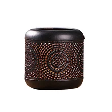 Железный художественный маленький орнамент, свадебные украшения, домашний декоративный подсвечник, подсвечник, подарок, настольный бар, вечерние, романтические, рождественские