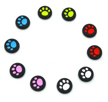 

5 Pairs Cat Claw Silicone Analog Controller Joystick Thumb Stick Grip Cap Cover for Sony Playstation 4 PS Xbox 360 Controller