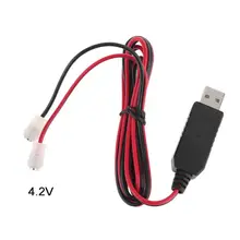 3.7V 18650 26650 Battery Eliminator DC 5V USB to 4.2V Magnetic Power Supply Adapter Cable