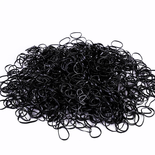 500Pcs/Pack Colorful Small Disposable Hair Bands Scrunchie Girls Elastic Rubber Band Ponytail Holder Hair Accessories Hair Ties style-3