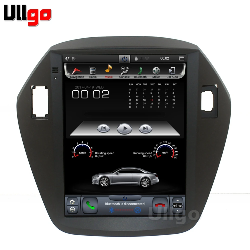Tesla стиль Android 9 0 автомобильный DVD GPS для Hyundai iX35 Авторадио головное устройство Navi с