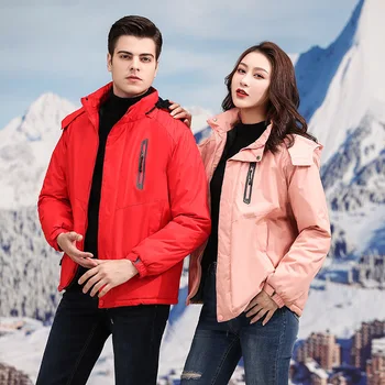 

Winter New Style Fashion for Men and Women Raincoat Jacket Outdoor Windproof Warm Brushed and Thick Cold Skiing Mountain Climbin
