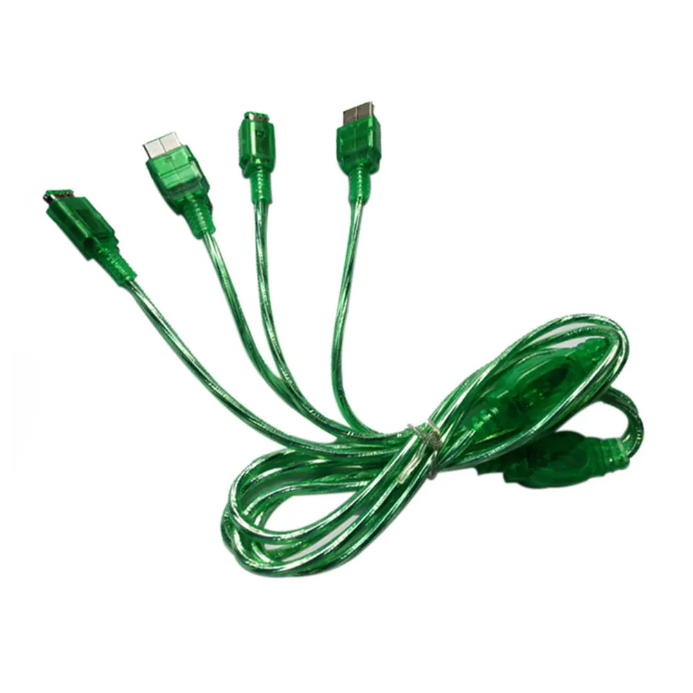 Replacement 4 In 1 Home Easy Install GBA Practical Office Accessories 4 Player Connect Line Game Link Cable Portable Durable