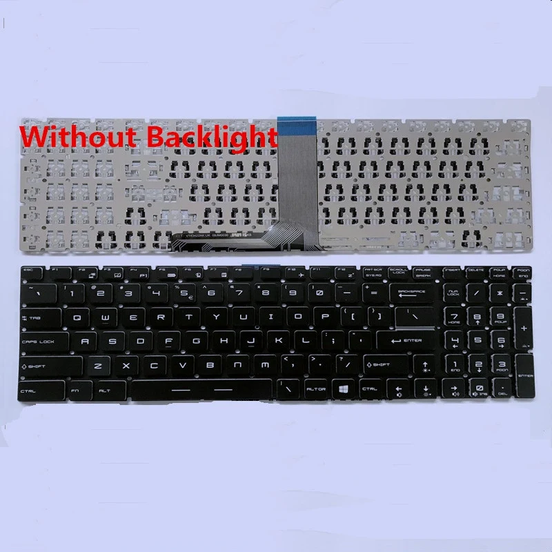 Новинка Клавиатура для ноутбука MSI MS-1796 MS-1799 MS-16J9 MS-1792 MS-1791 с/без Подсветка - Цвет: without backlit