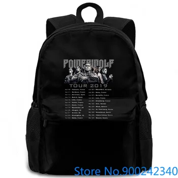 

New Powerwolf The Sacrament OF Sin Tour Brand Style Cool women men backpack laptop travel school adult student