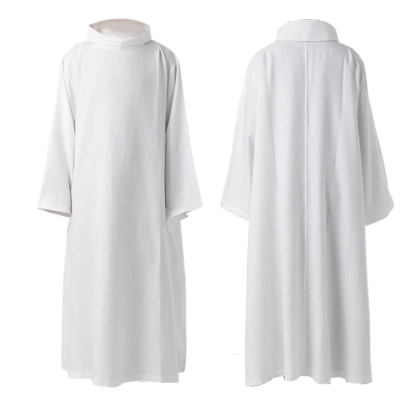 

Middle East Arab Christian Catholic Priests Clergy Robes Priest Saints Halloween White Clothing Robes