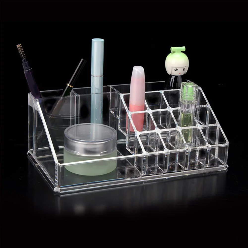 Good Offer of  Makeup Organizer Cosmetic Box Lipstick Jewelry Display Box Case Holder Acrylic Make Up Storage Hold