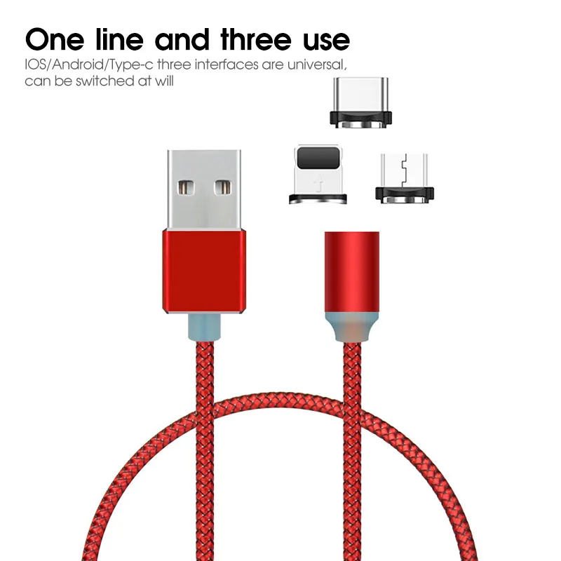 Магнитный кабель 2A для быстрой зарядки Huawei Micro USB Xiaomi магнитный на базе Android Samsung |