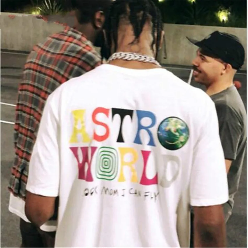 

ASTROWORLD WISH YOU WERE HERE Letter Print Tees Tops 2019 New Fashion Hip Hop T Shirt Men Women Travis Scotts Harajuku T-Shirts
