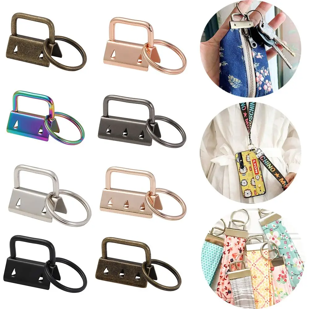 50PCS Lanyard for KEY Fob Hardware 1 Inch for KEYchain and Wristlet Clamp  DIY Craft Making