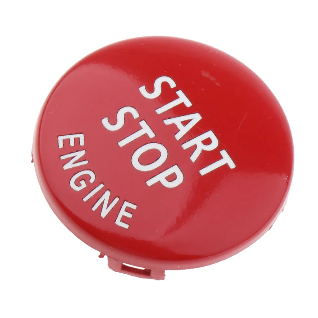 Auto Carbon Fiber Car Styling Start Button Sticker Auto Car Decorative Aceessories for bmw e60 e70 e90 e92 e93 3 series