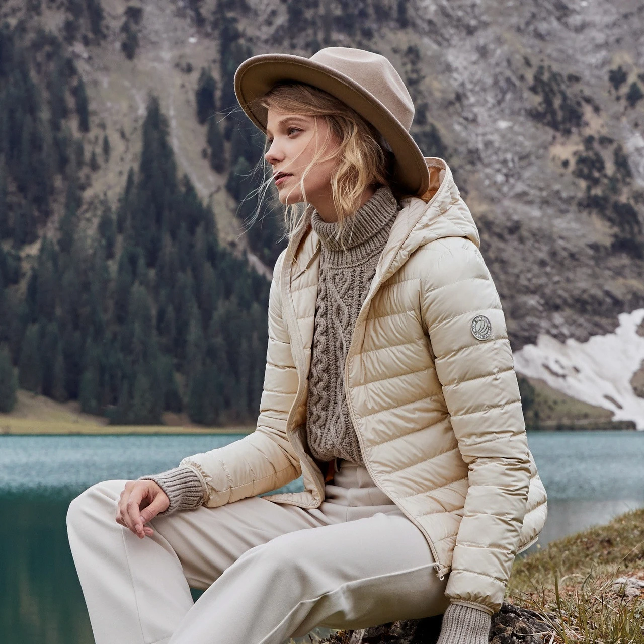 BOSIDENG de plumón mujer, con capucha, ultraligero, portátil, de alta para invierno|Abrigos de plumón| - AliExpress