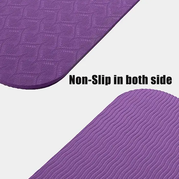 Durable Non-Slip Waterproof Rebound Solid Yoga Mat Fitness Home Mat