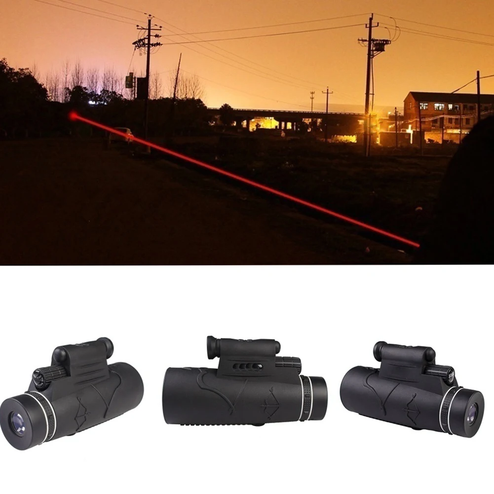 ABS Монокуляр телескоп очки для просмотра 50X подсветка ночного видения очки 60 мм телефон камера измерения двойной тон портативный