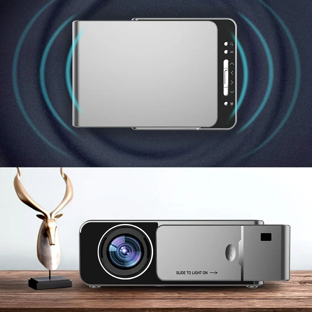 Wholesale Price Xmenz T6 1280x720p HDMI USB 1080p Home cinéma projecteur HD LED Portable Mini projecteur vidéo pour Home cinéma jeu film Wholesale Price Xmenz T6 1280x720p HDMI USB 1080p Home cinéma projecteur HD LED Portable Mini projecteur vidéo pour Home cinéma jeu film
