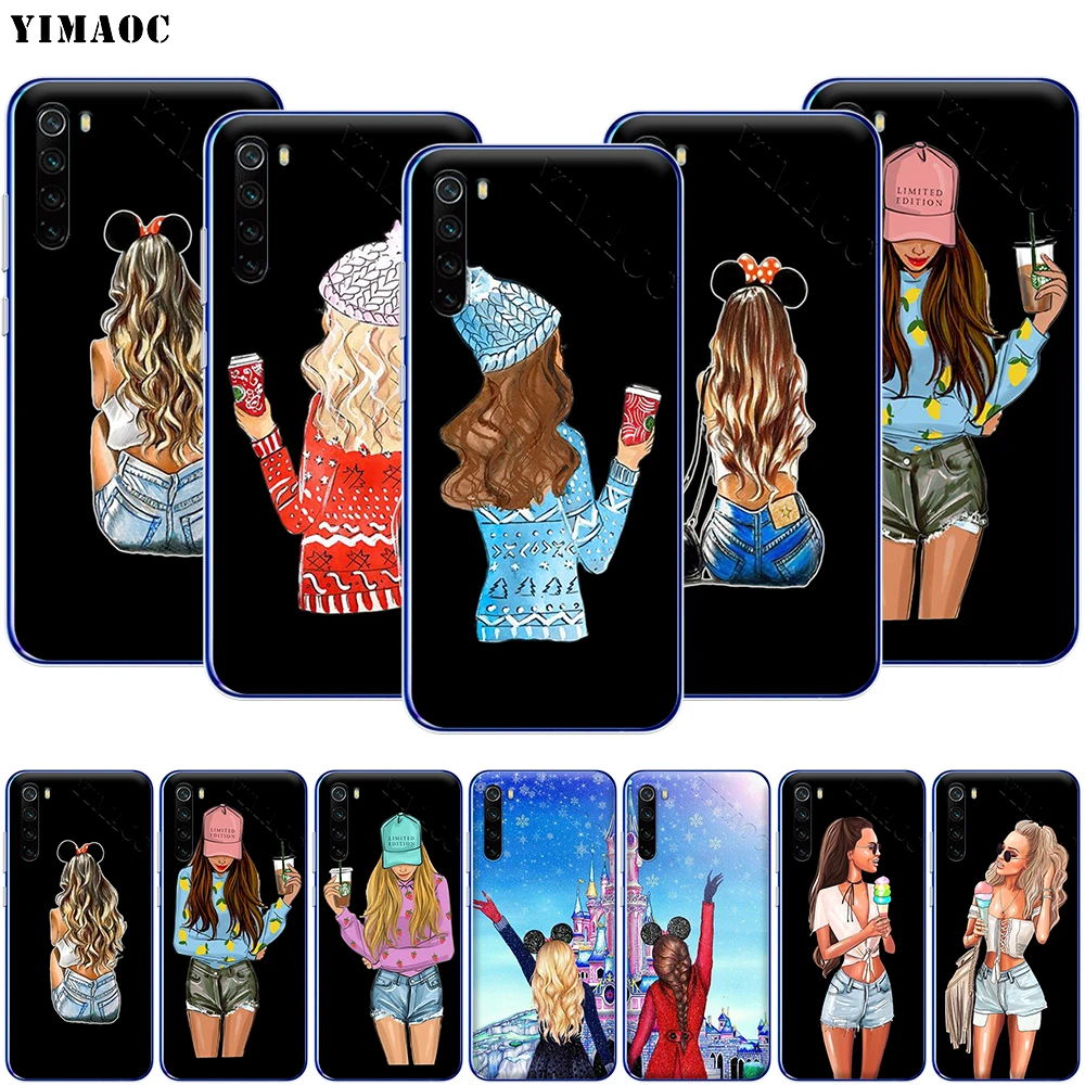 Чехол для телефона YIMAOC Best Friends BFF Xiaomi MI 9T 9 8 6 SE F1 CC9 CC9E A3 A2 A1 GO S2 K20 Pro Lite | Мобильные