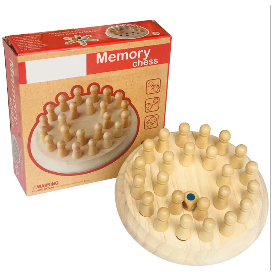 Memory Match Stick шахматы деревянная головоломка для детей игрушка развивающие цветные
