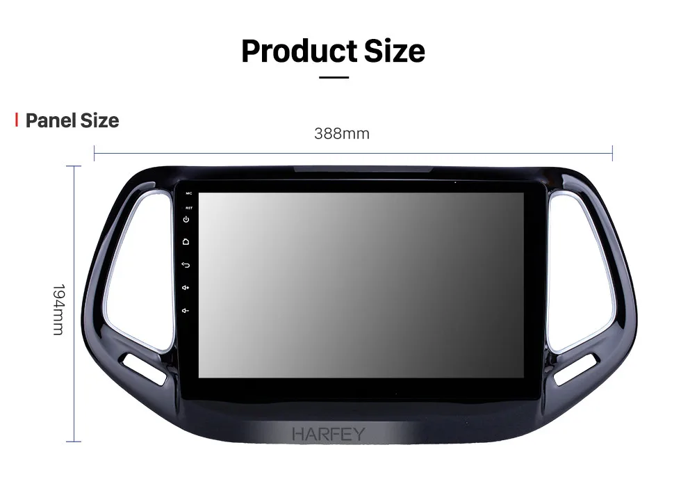 Cheap Harfey Car Navi HD 2Din Android9.0 GPS 10.1" Auto Stereo for Jeep Compass 2017 Head Unit Support DVR OBD2 SWC USB Bluetooth WIFI 13 Cheap Harfey Car Navi HD 2Din Android9.0 GPS 10.1" Auto Stereo for Jeep Compass 2017 Head Unit Support DVR OBD2 SWC USB Bluetooth WIFI 13