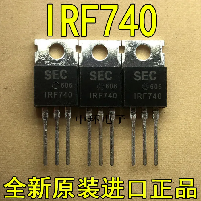 10 шт./лот IRF740-220 полевого транзистора 10A 400V