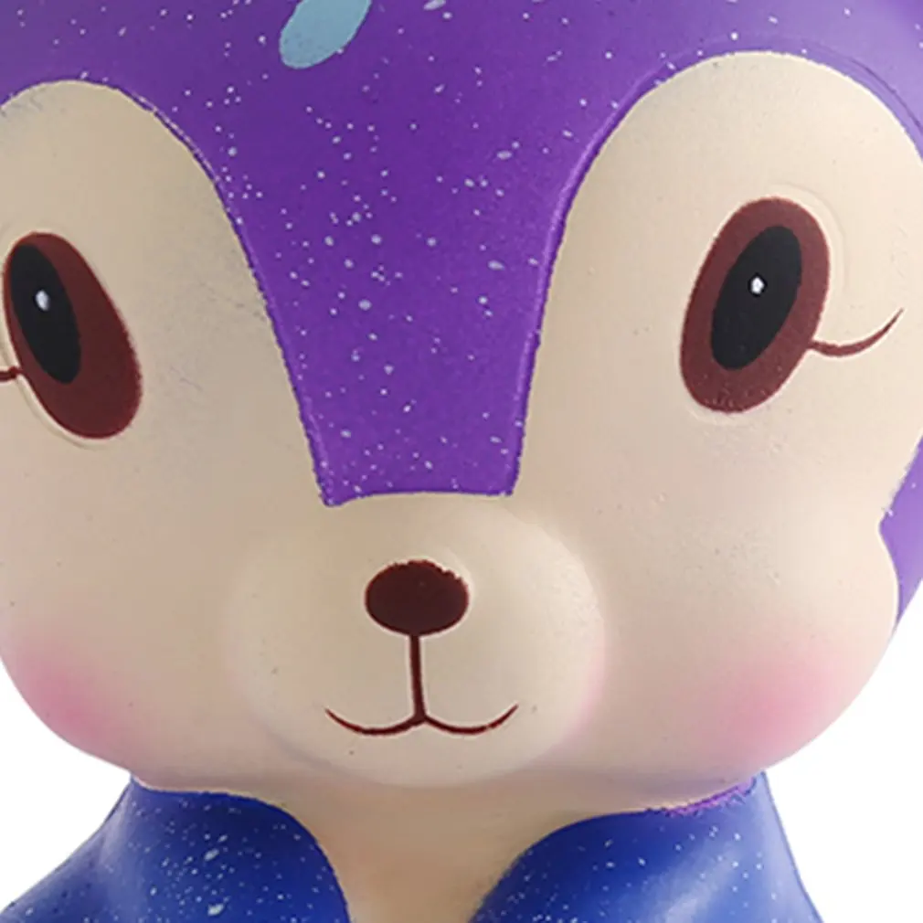Мягкие игрушки мультфильм звездное небо олень мягкое медленно поднимающийся крем ароматизированные игрушки Дети Kawaii сжимает антистресс игрушки снятие стресса