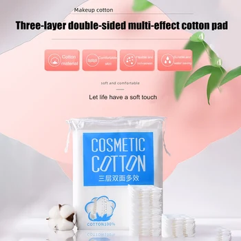 

200pcs Three-layer Thickening Compressed Remover cotton Pad Cosmetic Tissue Makeup soft not drop debris Cotton Pad
