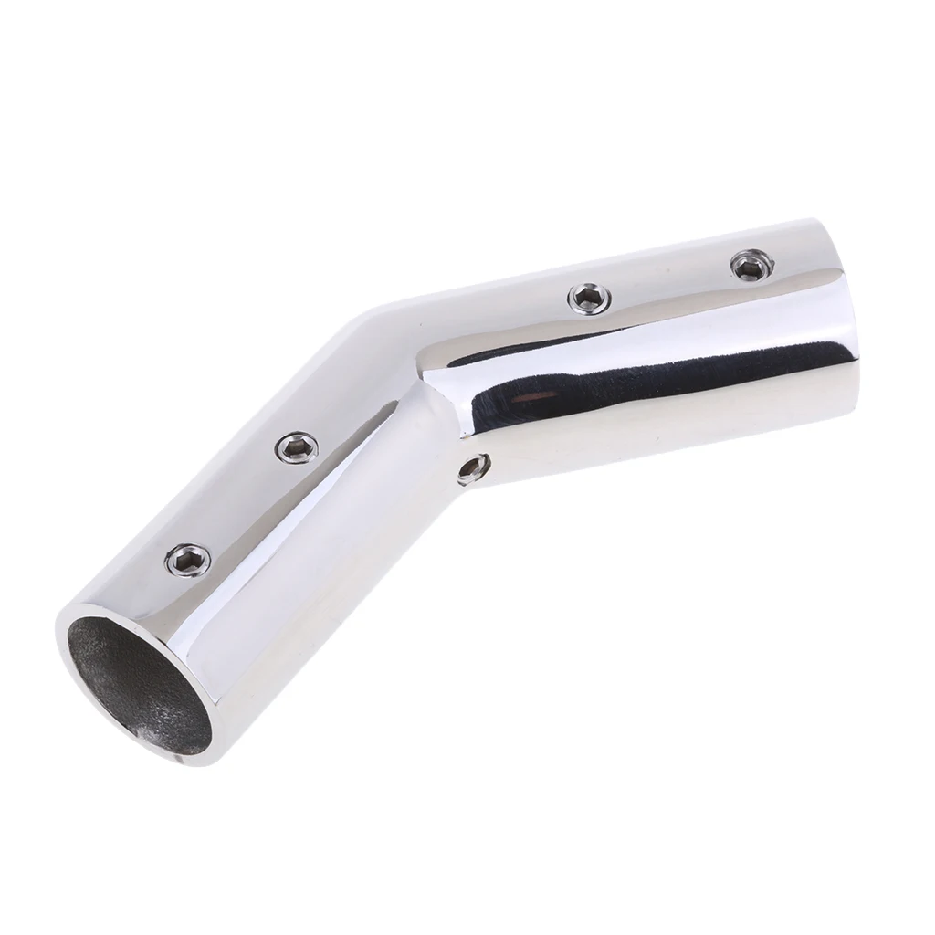 Marine Boat Hand Rail Fitting 140 Degree 22mm 7/8'' Elbow 316 Stainless Steel