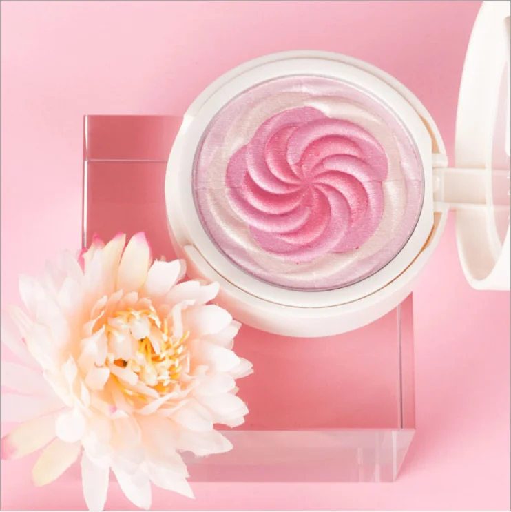 gradual blush fine powder bright transparent colors makeup Charming Cheek Color Face Blusher embossed flower design Cosmetic | Красота и
