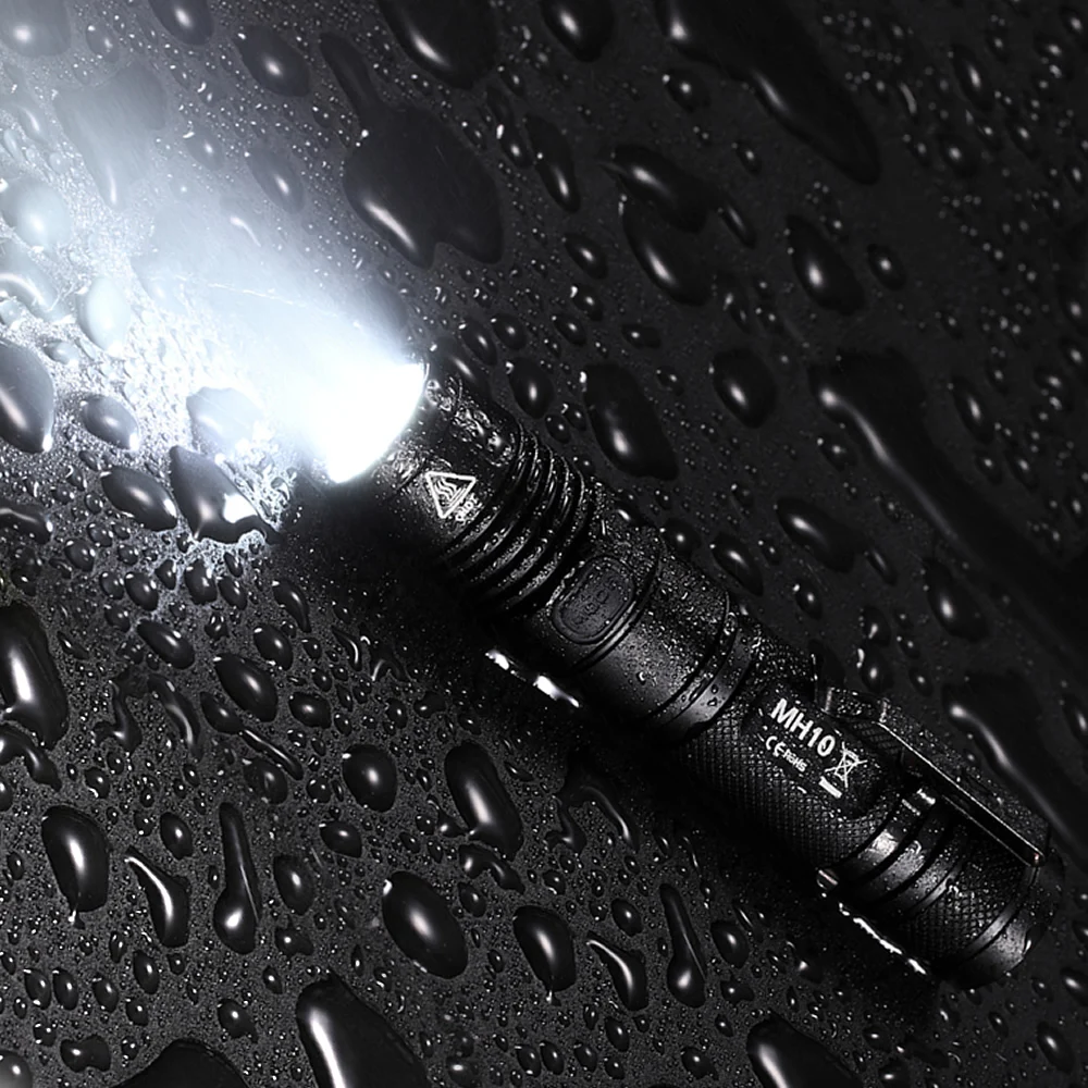 Nitecore MH10 тактический флэш светильник Cree XM L2 1000 Люмен usb зарядка поиск поход ручной +