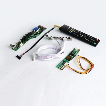 

For LG LP154W01 VGA+HDMI+Audio+USB+Remote notebook PC 15.4" LVDS cable 30-Pin 1280*800 1CCFL LCD screen controller board DIY kit