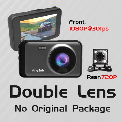Xiaomi Mijia Dash Cam camera Anytek X31 1080FHD видеорегистратор g-сенсор " дюймовый дисплей F2.0 30 FPS встроенный динамик - Название цвета: X31 Double Lens