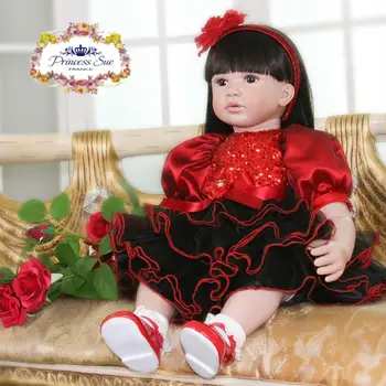 

GloryStar 60cm Silicone Simulation Doll Lifelike Realistic Baby Exquisite Kid Christmas Birthday Gift