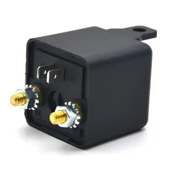 

200A High Current 12v Relay Truck Engine Auto Switch Continuous High Power Black Auto Parts Automobile Relay