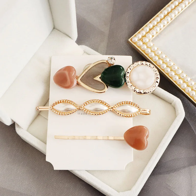 

3 шт./набор, заколки для волос в форме сердца