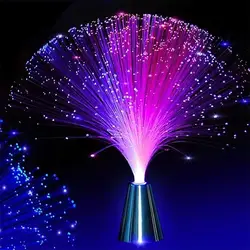 Lámpara LED de fibra óptica para decoración de interiores, centro de mesa, noche, boda, Multicolor
