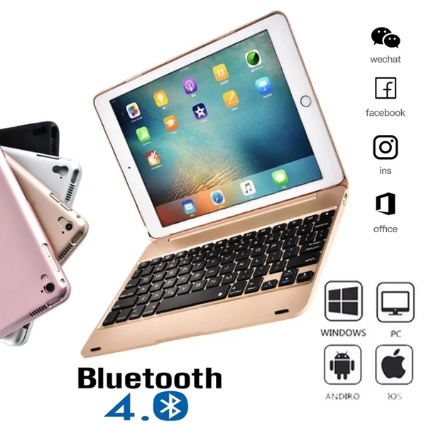  2019 IPad Pro 9.7 Inch Bluetooth Keyboard Ipad Air 2 Keyboard and Mini 1234 Keyboard with ABS Prote