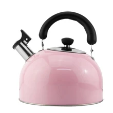 1 шт. чайник для воды Inox газ 4-6 литров индукционная плита универсальный чайник для кипятка автоматический свистящий чайник большой емкости