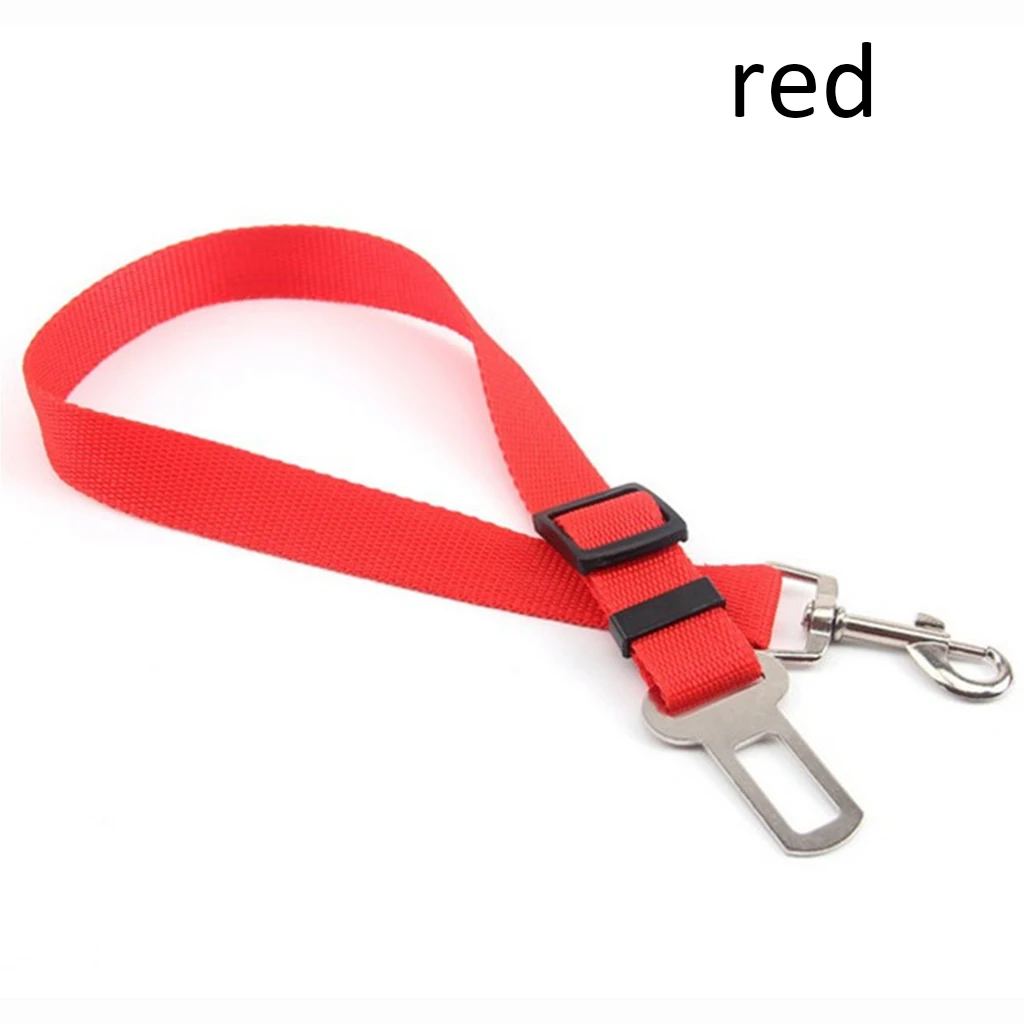 Adjustable Nylon Dog Harness Vest For Big Dog Harness Large Dog Leash Pet Chest Strap Supplies Vest Pet Collar Accessories A08 - Color: Red