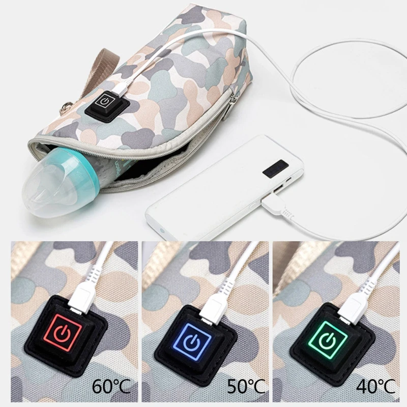 Портативный подогреватель для детской бутылочки с USB молока путешествий