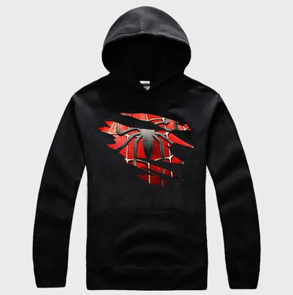 coat Новое поступление, потрясающие толстовки «Человек-паук», толстовки, пальто, худи, пуловер Marvel, толстовка, верхняя одежда - Цвет: coat