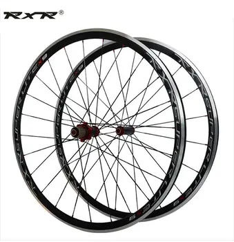 

RXR Carbon Wheelset 700c 7s 8s 9s 10s 11 Speed Road Bike Wheel Sets F&R Clincher Rim Bicycle Wheel Clincher V Brake QR 100/130mm