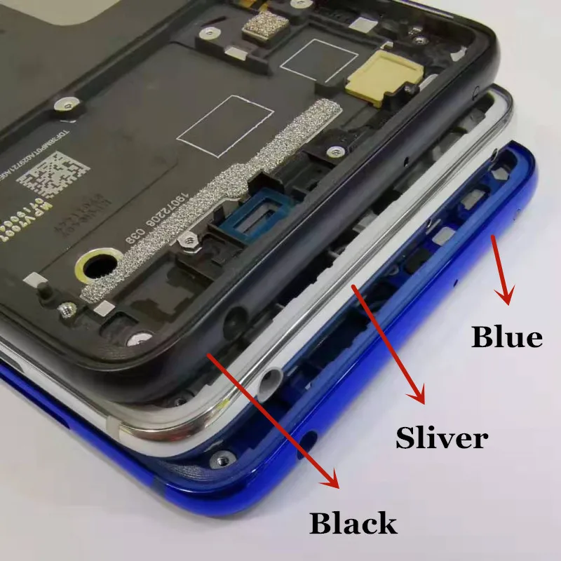 Для Xiaomi 9 lite mi9 lite, средняя рамка, пластина, корпус, лицевая панель, рамка, ЖК-дисплей, поддержка, передняя рамка, ремонт