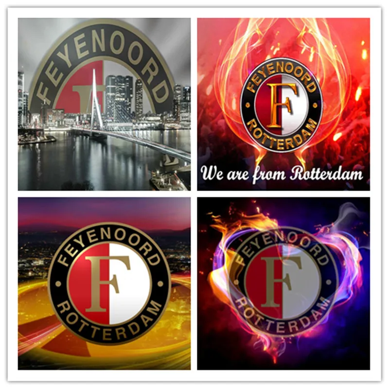

Diy Diamond Painting Football Badge Diamond Drill Football Badge Icon Round Wall Embroidery sale Diamond Children Gift