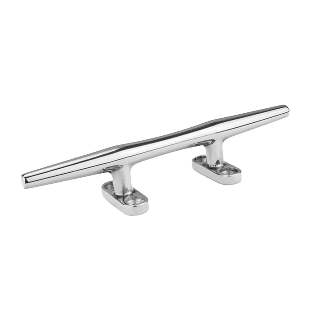 316 Marine Stainless Steel 8 inch Boat Mooring Cleat Dock Deck Rope Cleat